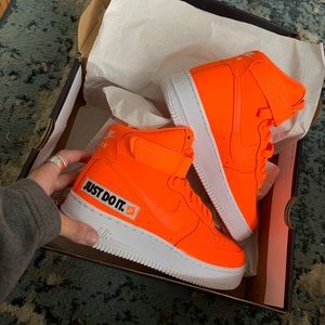 Nike Airforce Ones High “just do it”